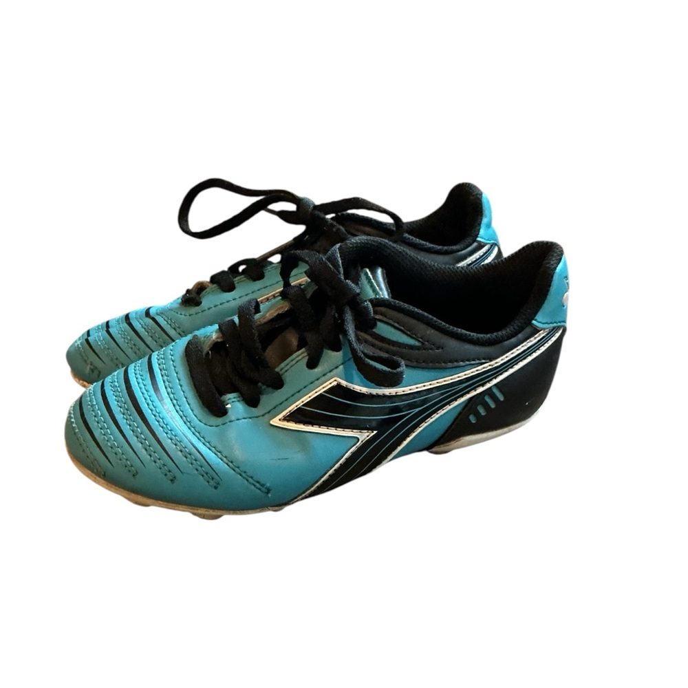 Adidas Black and Blue Athletic Shoes